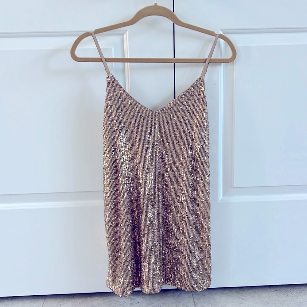 Hugo Boss Sequin Long Tank Top